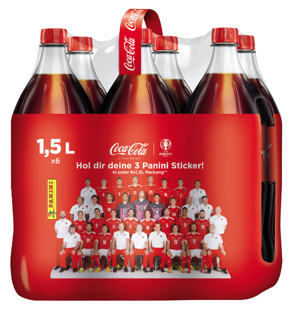 Set 14 Coca Cola Panini EM 2020 Sticker Tournament Edition Österreich Austria 